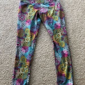 Soybu lotus fit printed yoga pants, size medium.